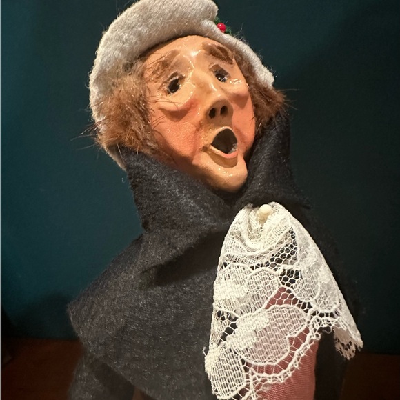 RARE -Vintage 1989 Byers' Choice Caroler -Victorian Man w/ Music Sheet -Like New - Picture 3 of 9